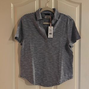 Vineyard vines striped surf polo deep bay stripe size small.  S.  NEW With TAGS